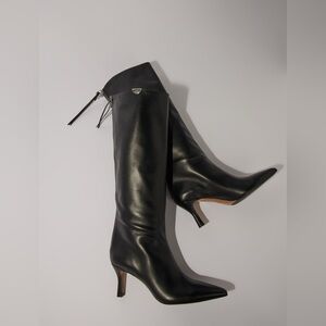 Maje Black Knee-High Boots